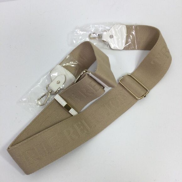 True Religion Detachable Shoulder Crossbody Strap Replacement Only Beige White - Picture 7 of 7